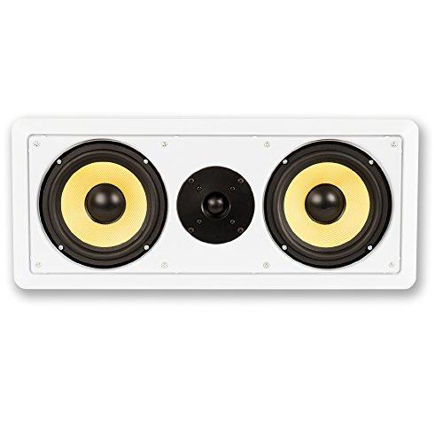 Acoustic Audio by Goldwood Acoustic Audio HD6c in-Wall Dual 6.5" Speakers Home Theater Surround Sound 8 Speaker Set