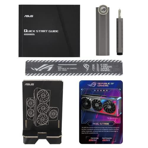 ASUS ASUS ROG Strix GeForce RTX 4060 OC Edition Gaming Graphics Card (PCIe 4.0, 8GB GDDR6, DLSS 3, HDMI 2.1a, DisplayPort 1.4a, Axial-tech Fan Design, Aura Sync, 0dB Technology)