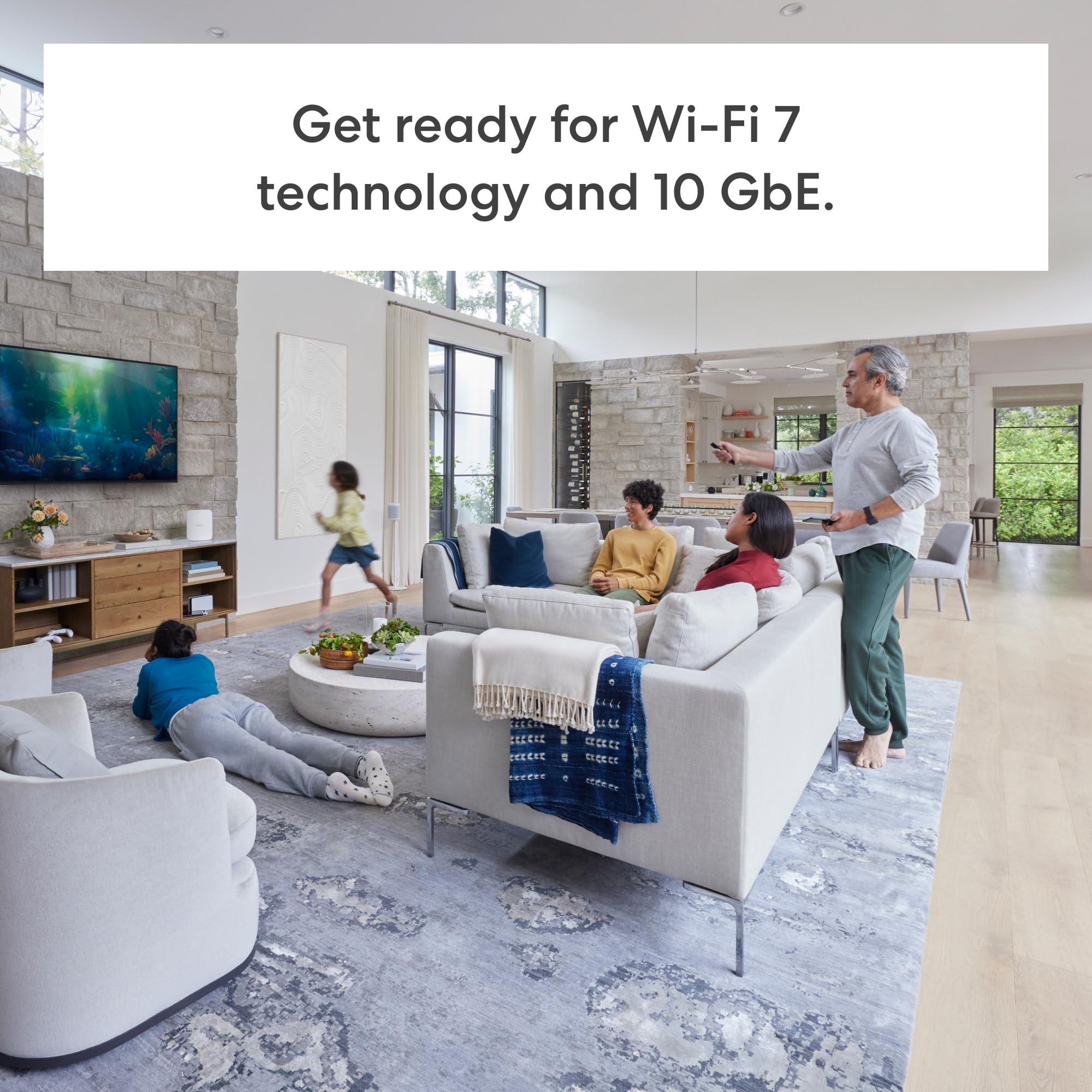 eero Amazon eero Max 7 mesh wifi system (newest model) - Supports internet plans up to 10 Gbps, Coverage up to 5,000 sq. ft., Connect 500+ devices, 2-pack