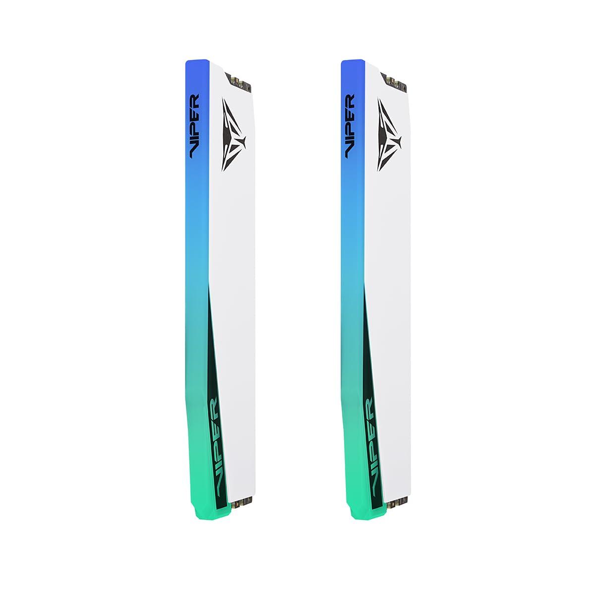 Patriot Memory Patriot Viper Elite 5 RGB DDR5 RAM 32GB (2X16GB) 6200MT/s CL42 1.35v UDIMM Desktop Gaming Memory Kit Compatible with Intel XMP/AMD Expo - PVER532G62C42KW