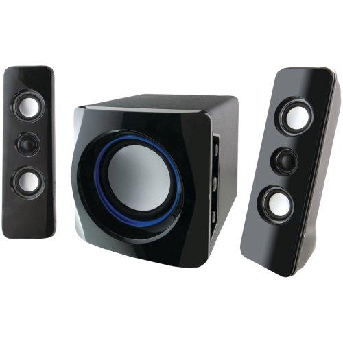 iLive iLive Bluetooth Speaker System with Built-In Subwoofer, 7.28 x 8.86 x 7.28 Inches, Black (iHB23B)