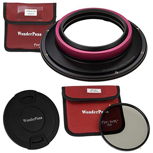 Fotodiox WonderPana Essential CPL Kit - Core Filter Holder, Lens Cap & 145mm CPL Filter Compatible with Rokinon/Samyang AF 14mm f/2.8 RF & FE Lenses