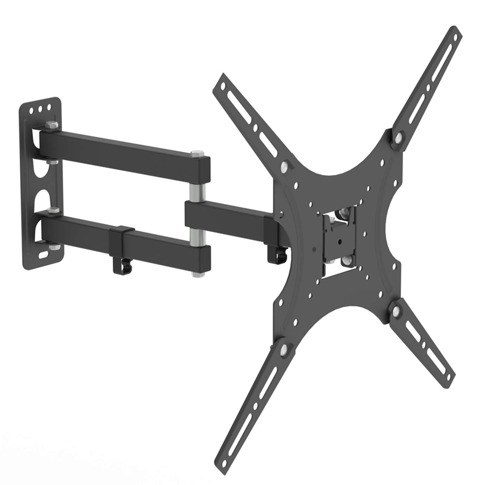 LEADZM LEADZM 26-55" Adjustable Wall Mount Bracket Rotatable TV Stand TMX400 with Spirit Level