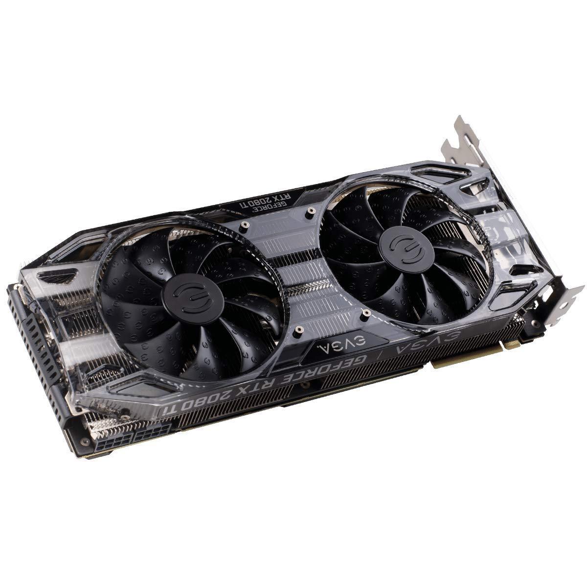 EVGA EVGA GeForce RTX 2080 Ti Black Edition Gaming, 11GB GDDR6, Dual HDB Fans & RGB LED Graphics Card 11G-P4-2281-KR (Renewed)