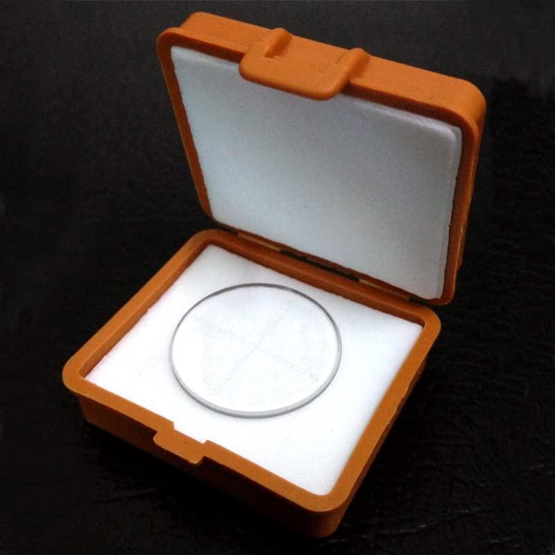 RADHAX RADHAX Microscope Kit Reticle Eyepiece Micrometer 360 Degree Angle Diameter 20.4 Mm for Biological Microscope Microscope Lens Adapters