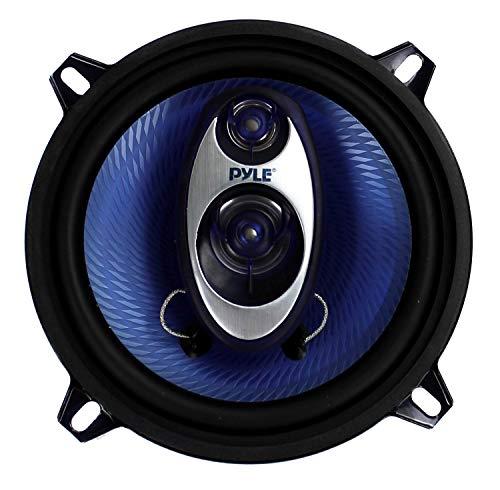 Pyle Pyle PL53BL 5.25" 200W Car Audio Triaxial Speakers Stereo Blue Pair (4 Pack)