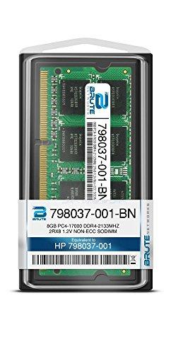 Brute Networks Brute Networks 798037-001-BN - 8GB DDR4-2133MHz 2Rx8 Non-ECC SODIMM (Compatible with OEM PN# 798037-001)