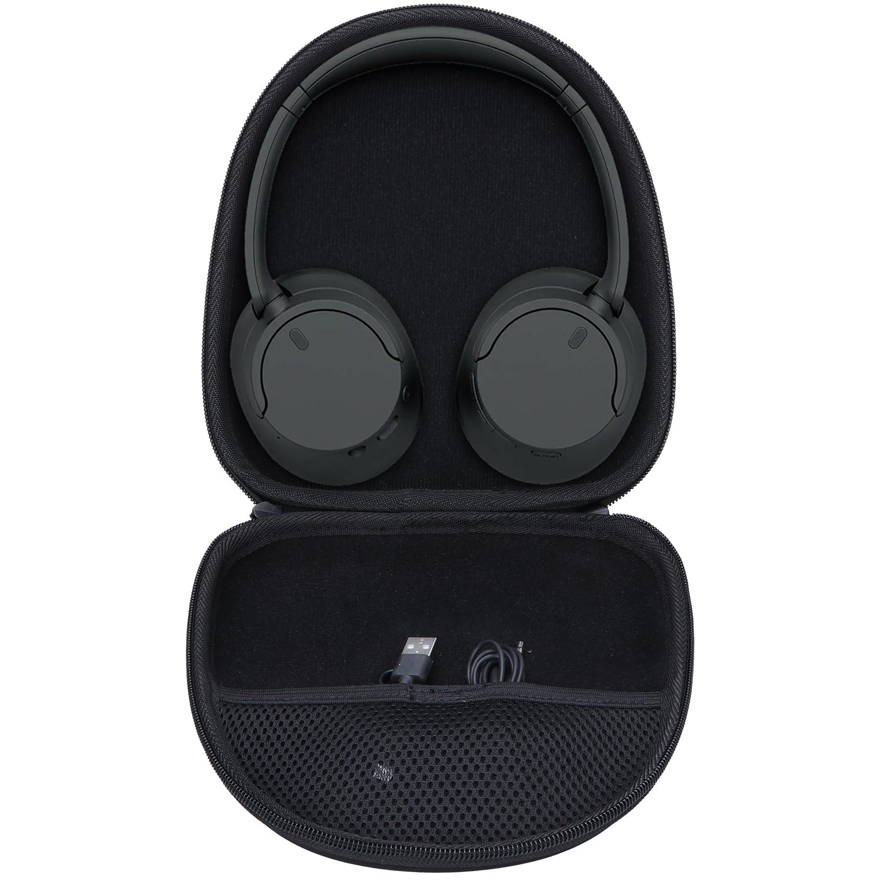 Lebakort Lebakort Hard Case Compatible with Sony WH-CH720N WH-CH520 WH-CH510 WH-CH710N XB900N XB700N WH-CH700N WH-1000XM5 WH-910N Noise Canceling Headphones (Black Case)