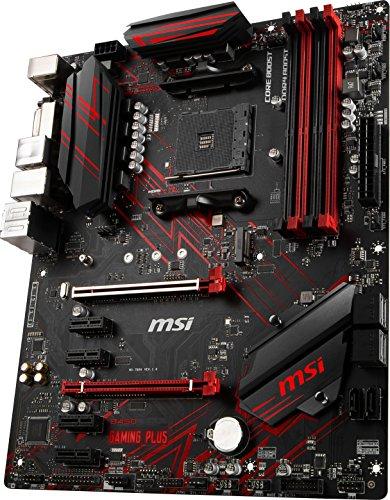 MSI MSI Performance GAMING AMD Ryzen 1st and 2nd Gen AM4 M.2 USB 3 DDR4 DVI HDMI Crossfire ATX Motherboard (B450 GAMING PLUS)