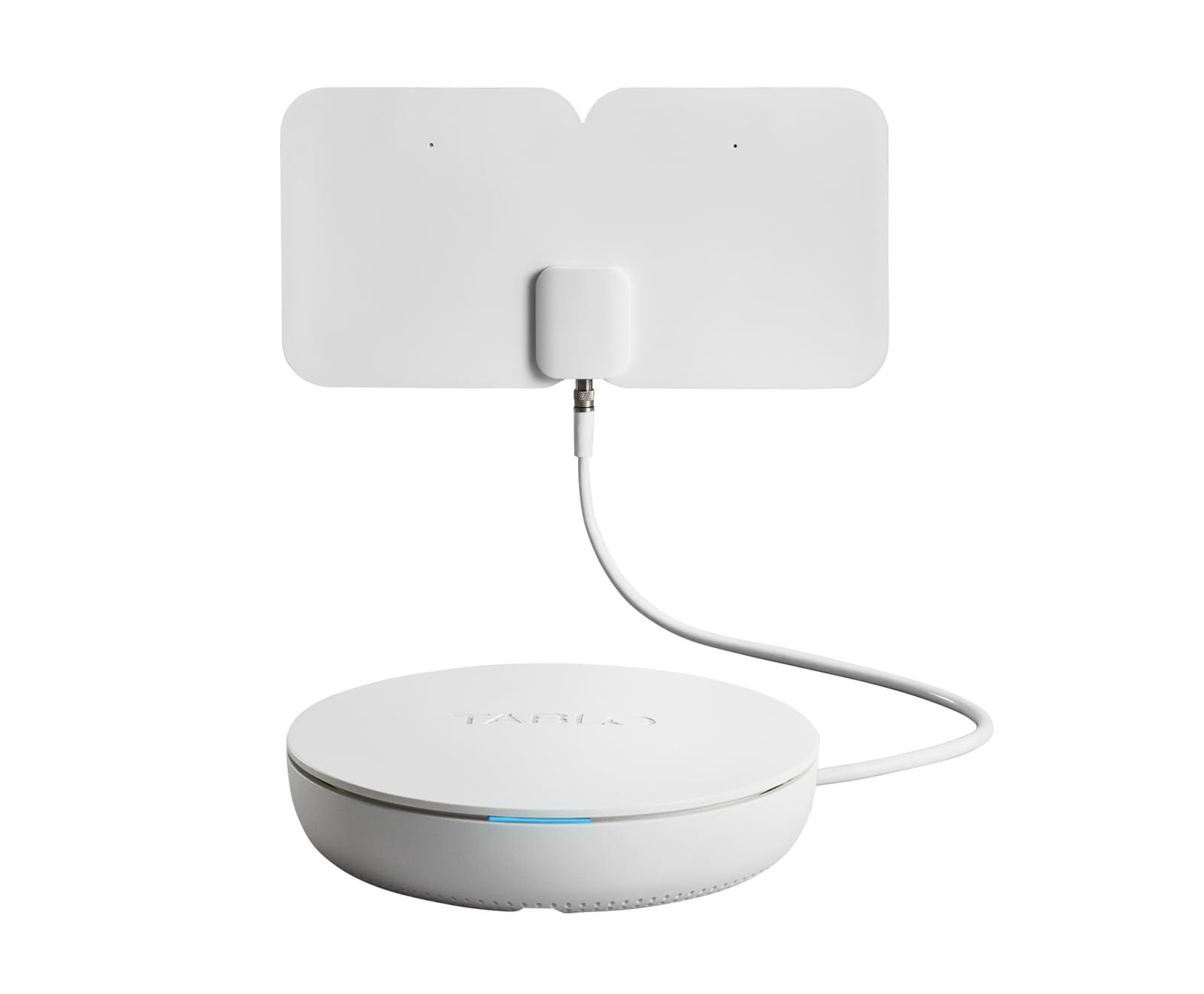 Tablo TV Tablo 4th Gen 4-Tuner Over-The-Air (OTA) DVR + 35-Mile Indoor TV Antenna - Watch, Pause & Record Live TV, News, Sports & Movies Throughout Your Home Over Wi-Fi - 50+ Hrs Recording - No Subscriptions