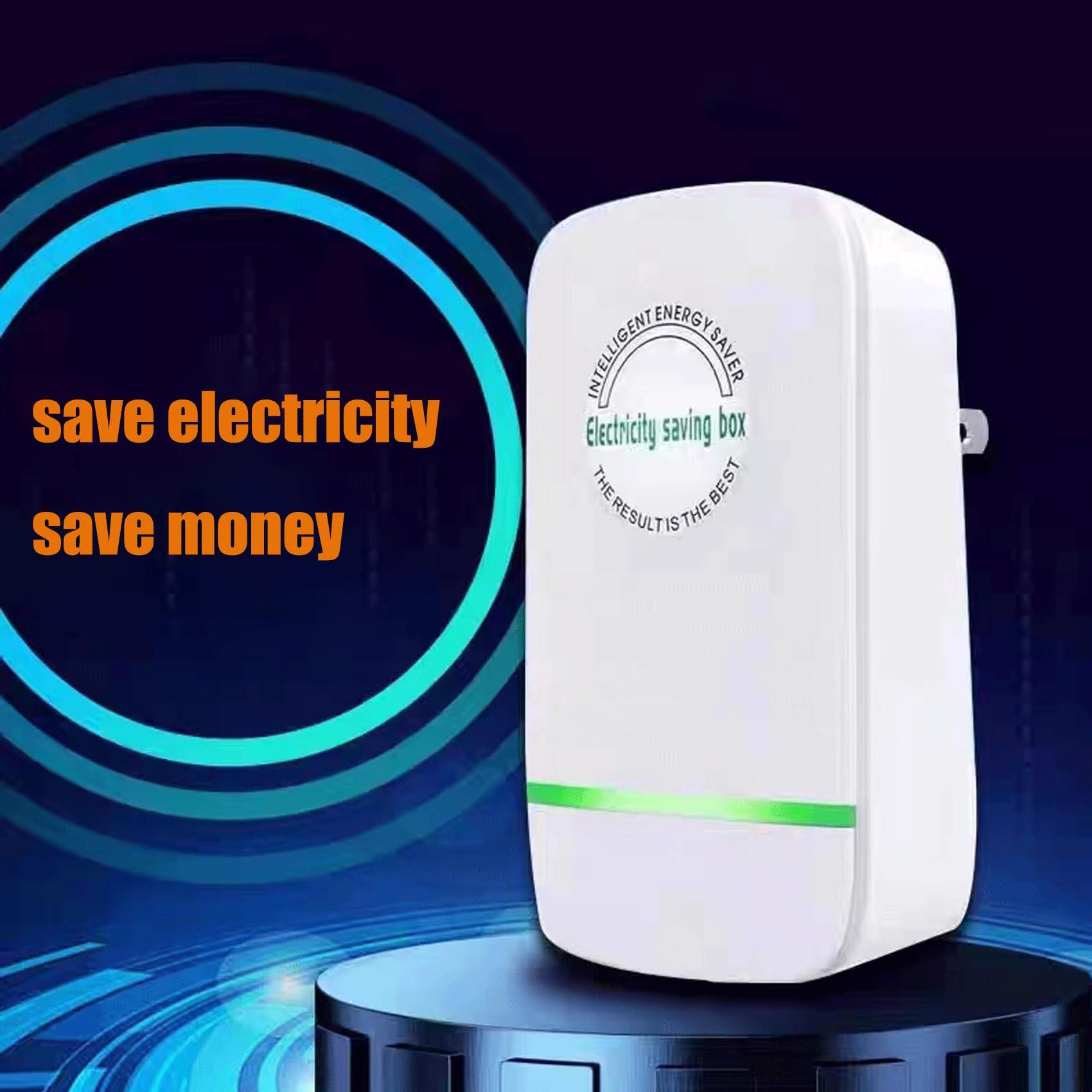 NZLTQO NZLTQO Stop Watt Energy Saving Device, Electricity Saving Box Power Energy Saver, Household Office Power Saver Energy Saving Device, Electricity Saving Box US Plug (4 Pcs)
