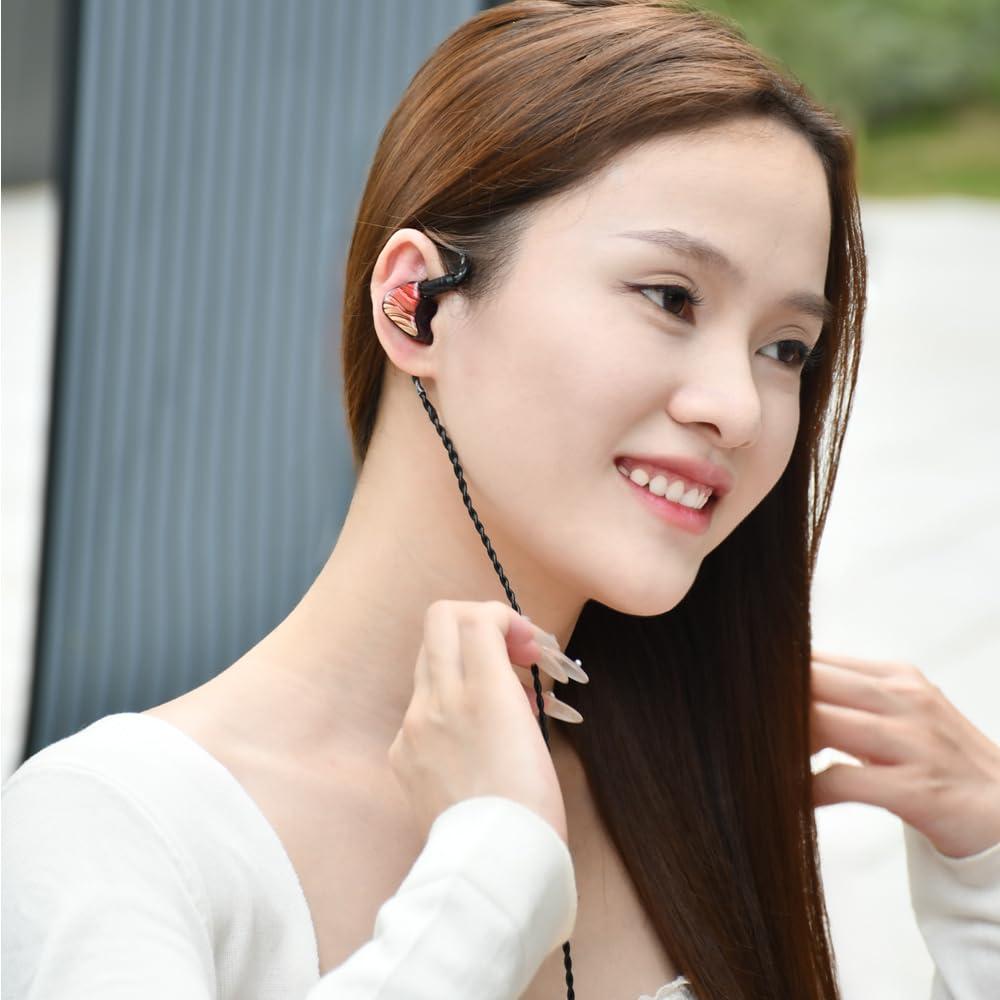 syeindunce syeindunce Kinera Celest IgniteX Beast Hybrid Dual Driver Earphones, 1DD + 1BA in Ear Monitor Headphones, HiFi Wired IEM Earbuds with 0.78mm 2Pin Detachable Cable (Type-C with Mic, Zyra)