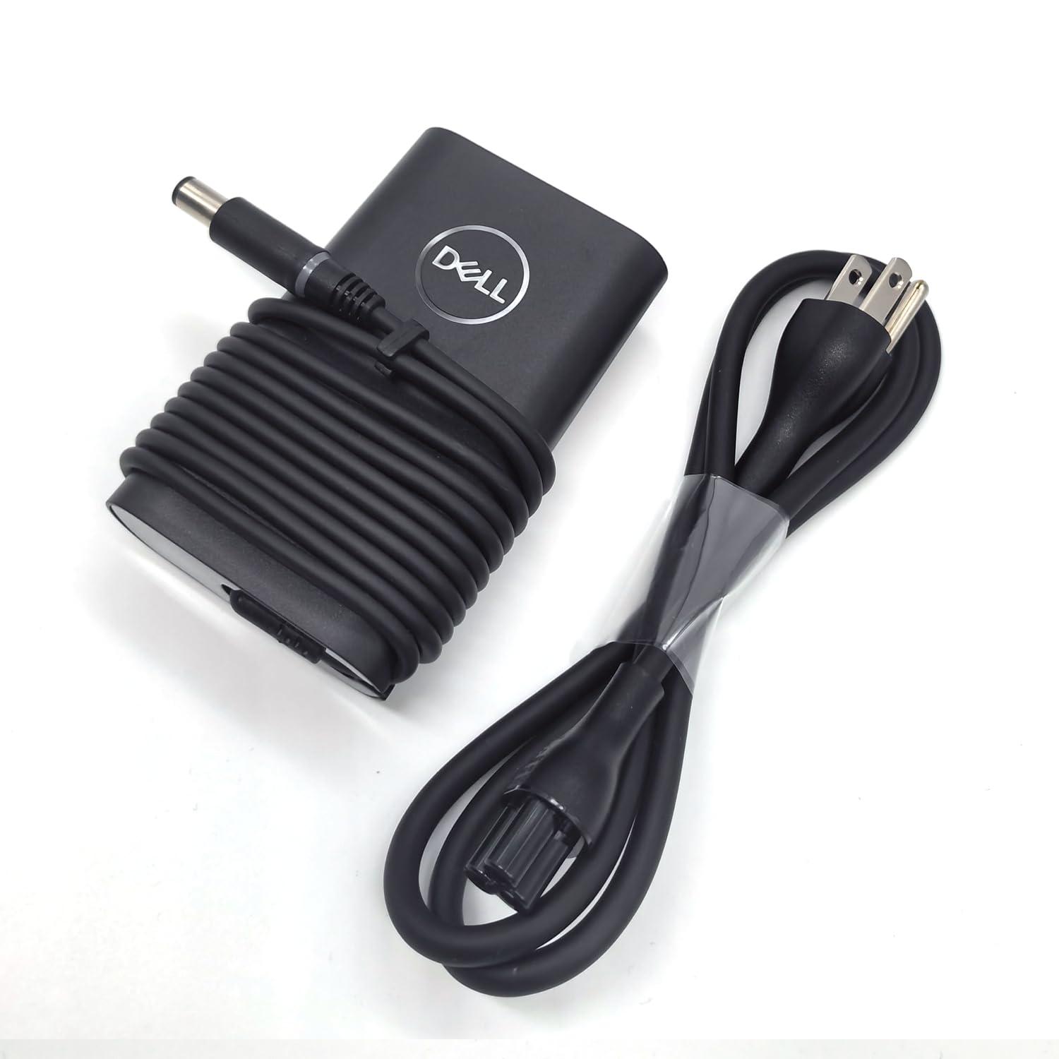 Dell Dell Laptop Charger 65W watt Barrel 7.4mm tip, Latitude 7280 7285 7380 7389 7480 7290 7390 7490 AC Power Adapter 19.5V 3.34A, Black, LA65NM191