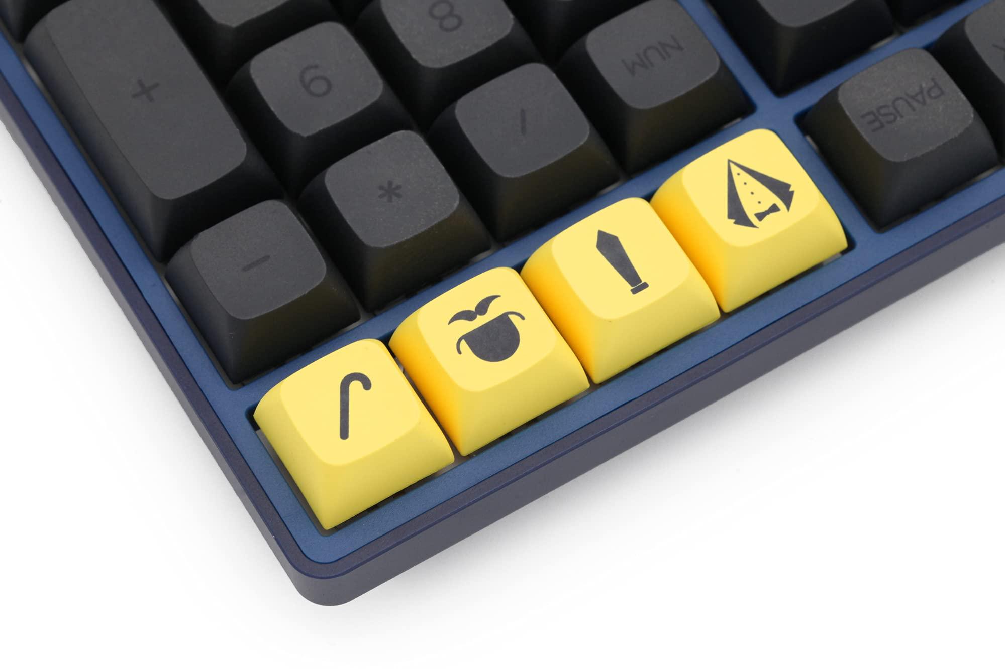 KPREPUBLIC KPREPUBLIC XDA V2 Gentleman Set Dye Sub Keycap Set Thick PBT for Keyboard gh60 Poker 87 tkl 104 ansi xd64 bm60 xd68 bm65 bm68 Japanese RU (XDA V2 GMan Set EN x1)