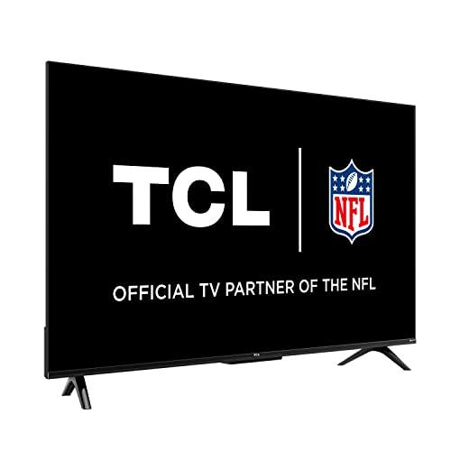 TCL TCL 43" Class 4-Series 4K UHD HDR Smart Roku TV 43S455, Black