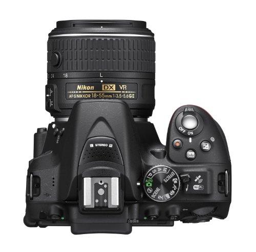 Nikon Nikon D5300 24.2 MP CMOS Digital SLR Camera with 18-55mm f/3.5-5.6G ED VR Auto Focus-S DX NIKKOR Zoom Lens (Black)