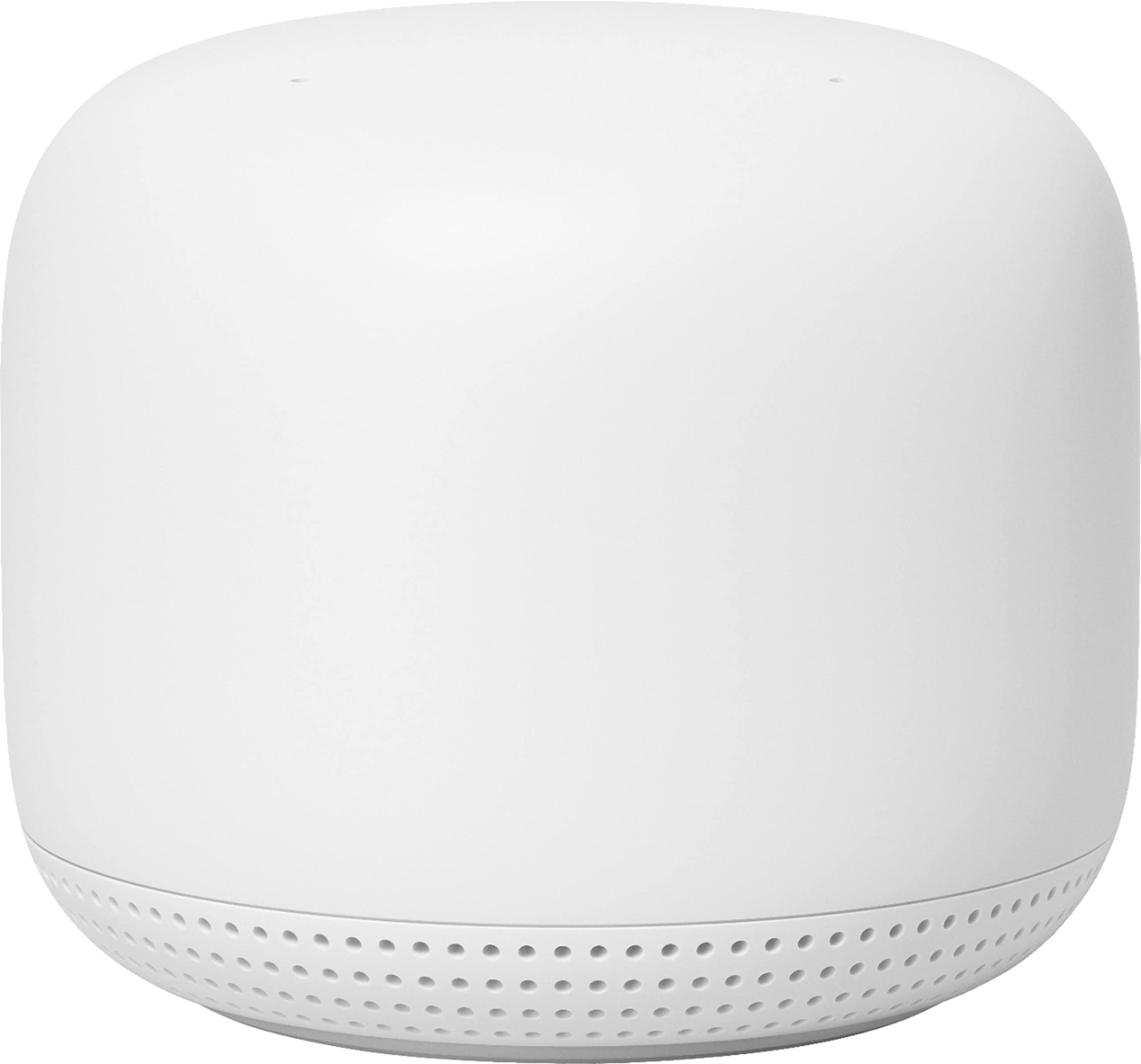 Google Google Nest WiFi - AC2200 (2nd Generation) Router and Add On Access Point Mesh Wi-Fi System (3-Pack, Snow)