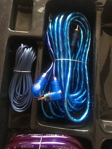 Phonics Digital 4 Gauge 1500W Amp Installation Car Wiring Kit + RCA