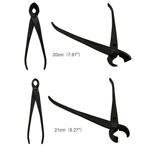 bonsai tools Bonsai Tool Set 10-pc Carbon Steel with Cutter Spatula Roll Wires Nylon Case New