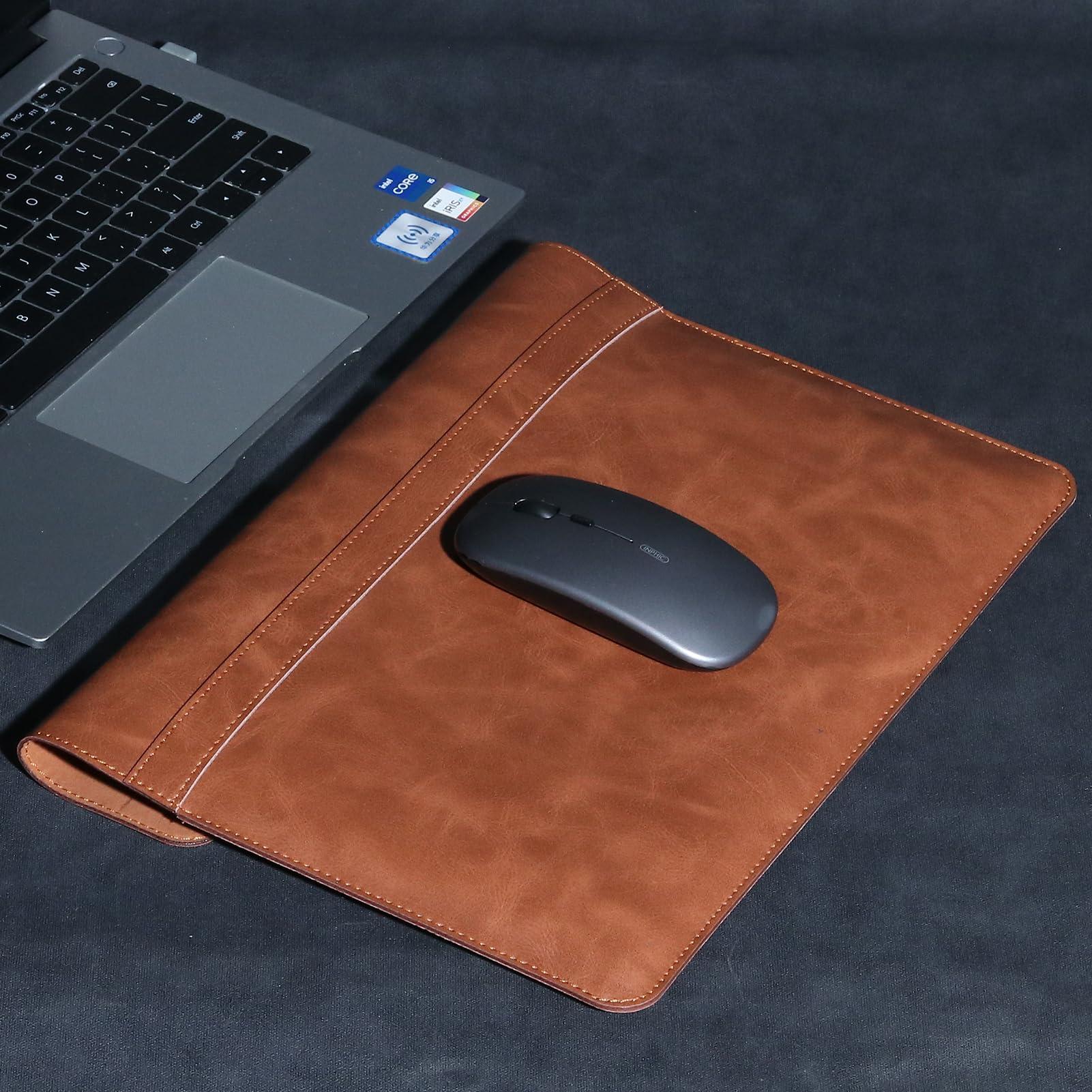 cpnvwa CPNVWA Leather Laptop Sleeve for 13 Inch MacBook Air M3 2024 M2 2022 M1 2020,Genuine Leather Laptop Case for MacBook Pro M2 2022 M1 2020-2016,Laptop Cover for 13-13.3 Inch Notebook,Brown