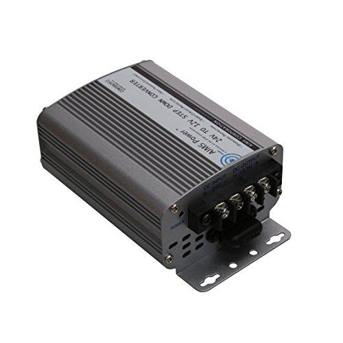 AIMS Power AIMS Power CON30A2412 30-Amp 24V to 12V DC to DC Converter, Green Led on Front Panel, Terminal Block For DC Input/Output, Over Temperature Protection, Over Load Protection