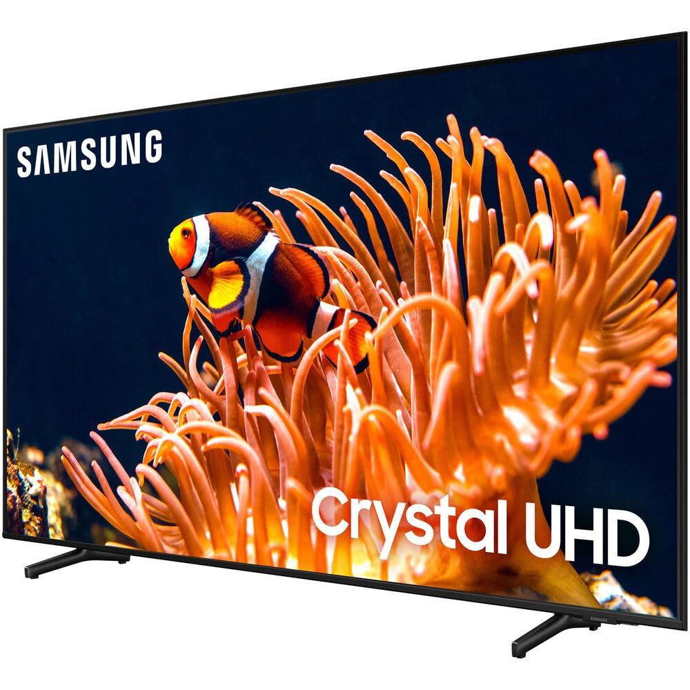 SAMSUNG SAMSUNG 55 Inch DU8000 Crystal UHD LED 4K Smart TV Bundle with Bundle with Deco Gear 2X 4K HDMI 2.0 Cable w/Copper Conductors & CPS Exclusive 26 Month Protection Pack (BEACH-CPS-261000)