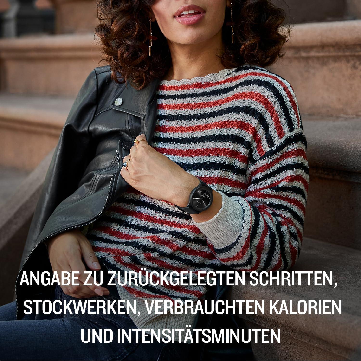 Garmin Garmin vivomove Sport, Hybrid Smartwatch, Health and Wellness Features, Touchscreen, Black