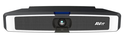 AVer AVer VB130 4K Videobar with Built-in Adjstable Fill Light - Compact Conference Room Camera for Virtual Video Conferencing - with Microphone and Speakers - Mountable Professional Webcam (Renewed)