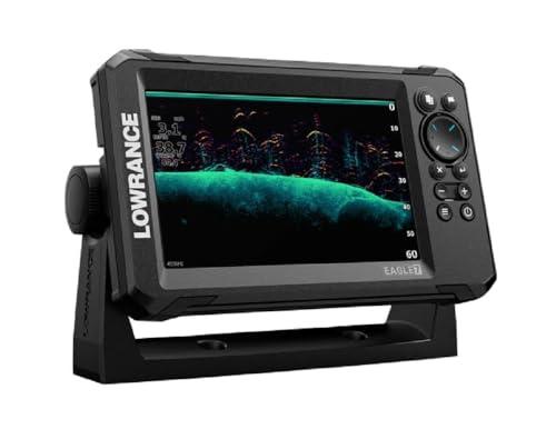 Lowrance Eagle 7 SplitShot HD, 7" IPS Screen, SplitShot HD transducer, C-MAP Inland Charts for The US, with Coverage of Over 17,000+ American Lakes