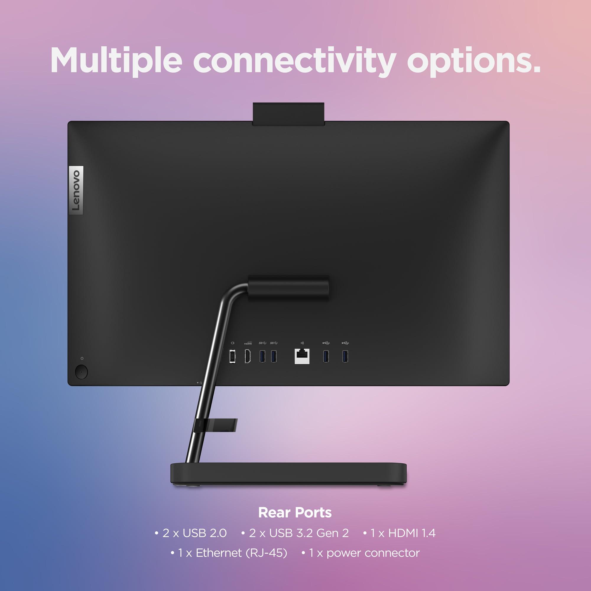 Lenovo Lenovo IdeaCentre AIO 3i - All in One Desktop - PC Computer - Mouse & Keyboard Included - 21.5\" FHD Display - Windows 11-8GB Memory - 256GB Storage - Intel Core i3-1215U