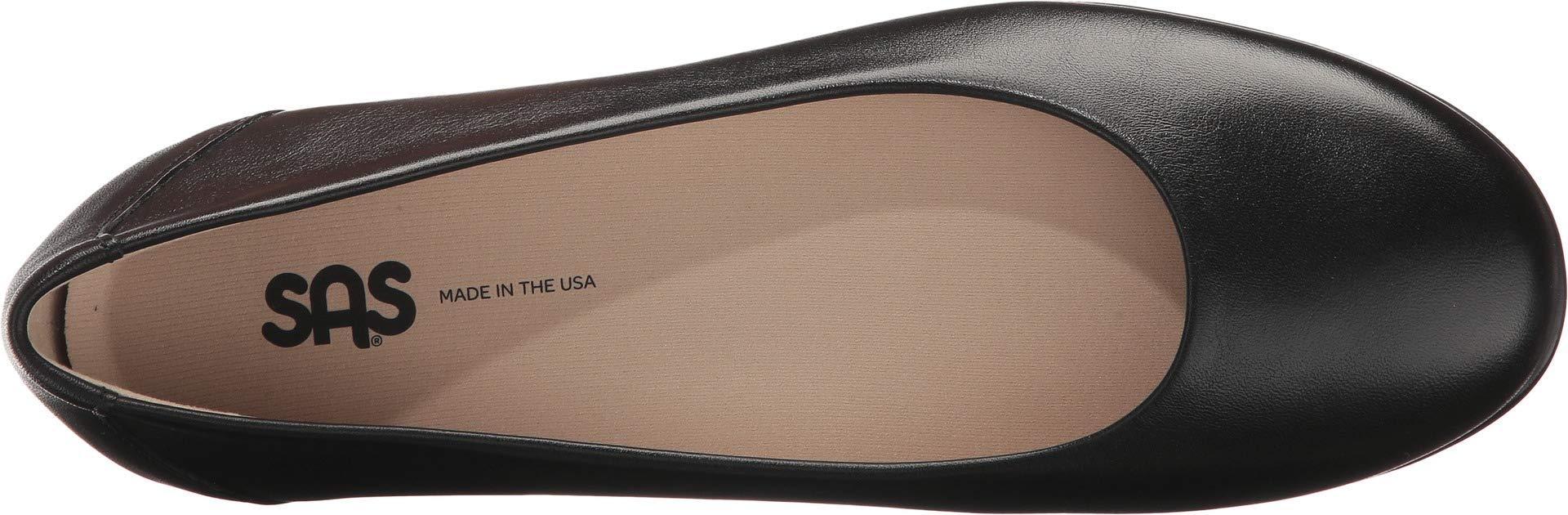 SAS SAS Scenic Comfort Ballet Flat Black 10 W - Wide (C)