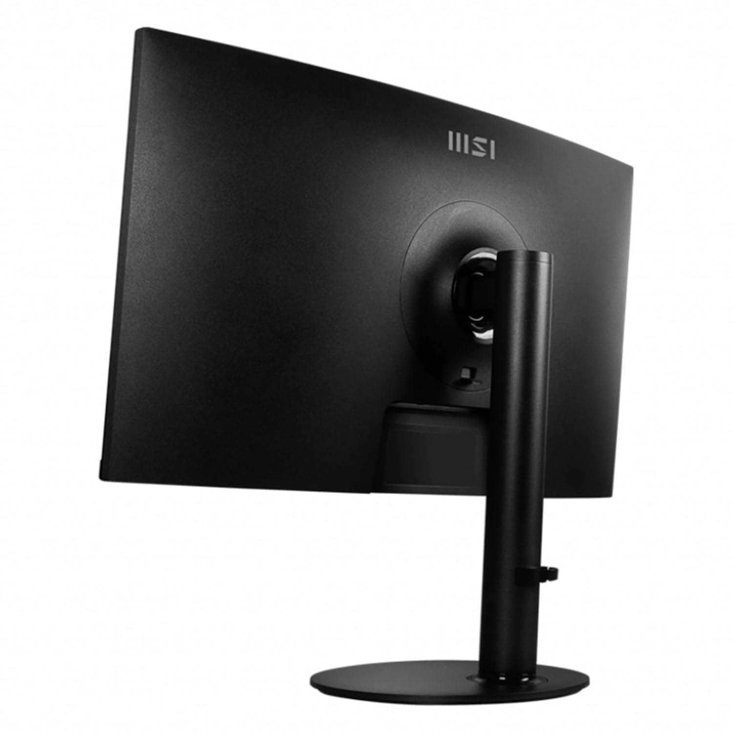 MSI MSI Modern MD271CP Curved 27-inch 1080P Full HD LCD Monitor, 2-Pack Bundle with Less Blue Light, Anti-Flicker, HDMI, DisplayPort, USB-C, Integrated Speakers, Desk Mount Dual Monitor Stand