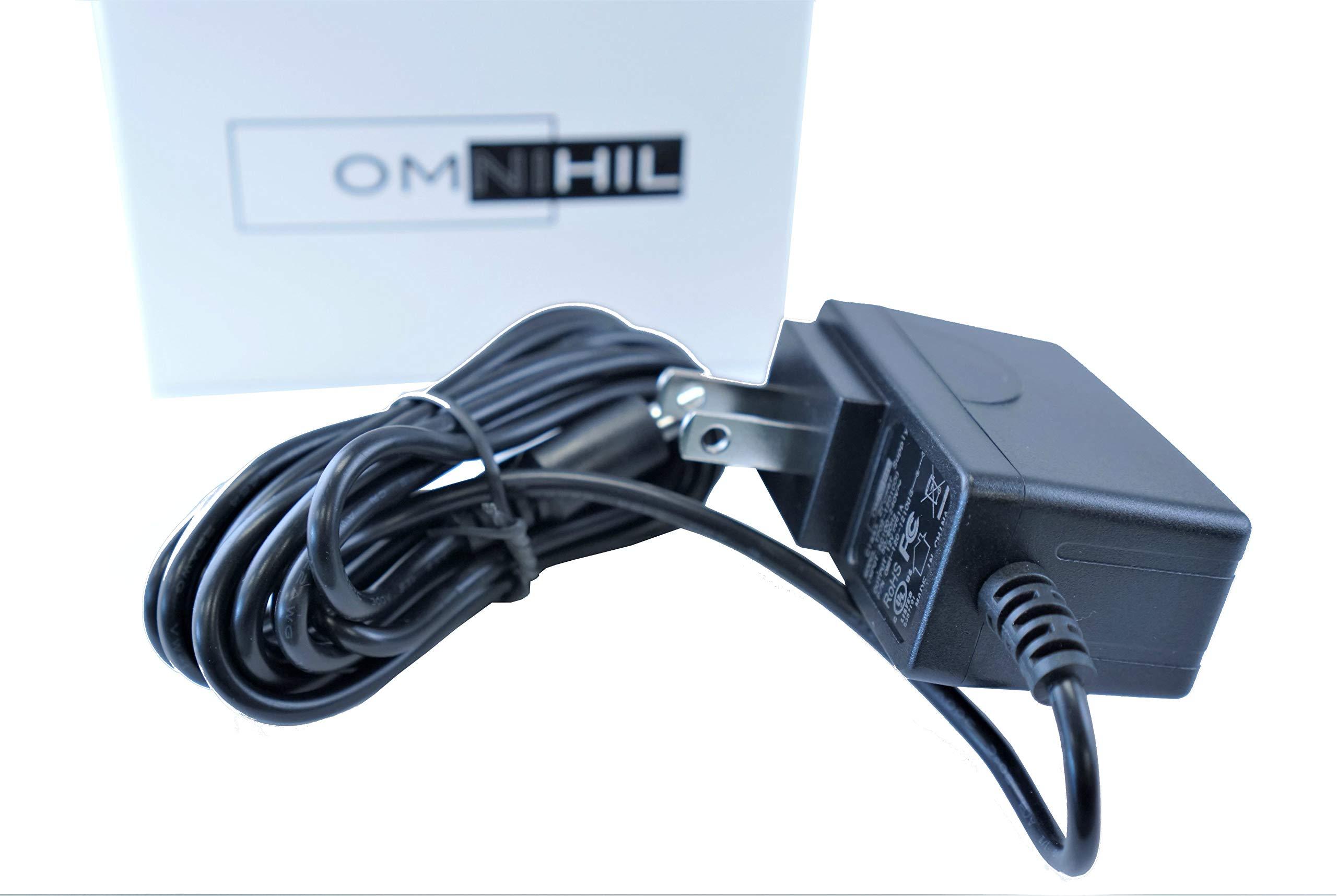OMNIHIL [UL Listed] OMNIHIL 8 Feet Long AC/DC Adapter Compatible with Audiovox CNR-400 Power Supply 9V