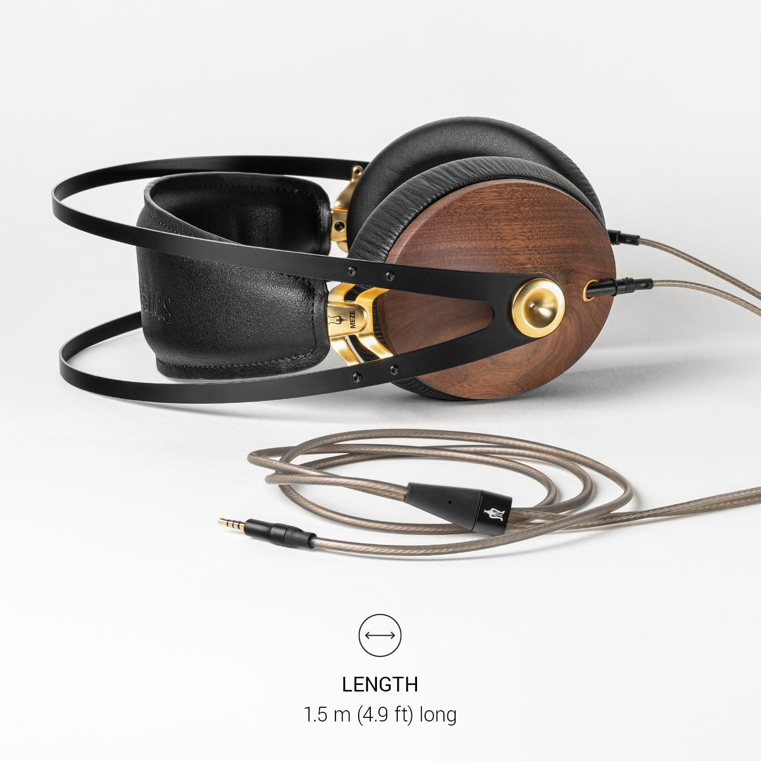 MEZE AUDIO MEZE AUDIO | 4.4mm OFC Upgrade Balanced Cable for 99 Series | Silver-Plated OFC Copper | 4.4mm Male to Dual TS Mono 3.5mm Male Connector Plug | Cable Length 1.50m/4.9ft