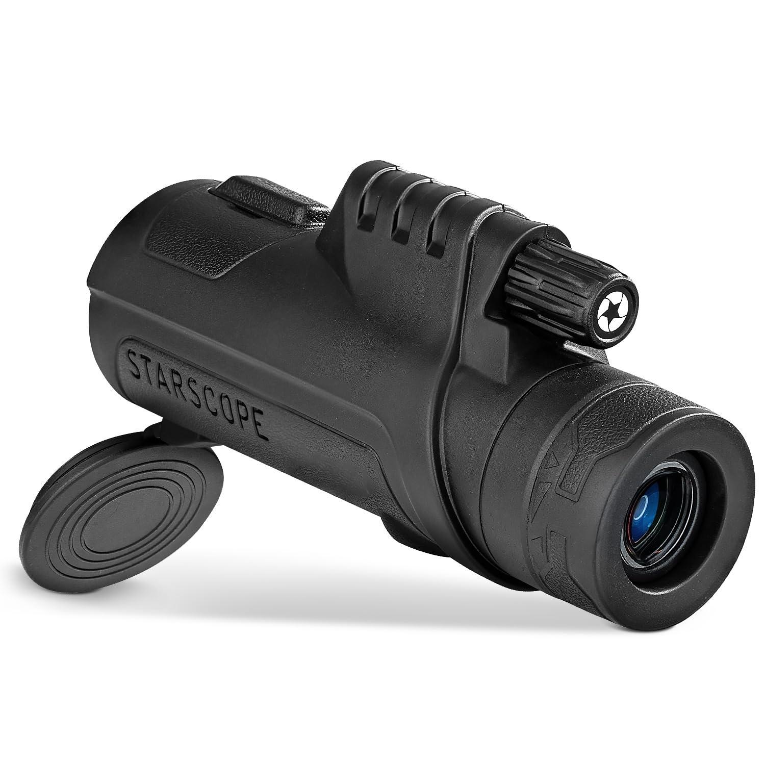 STARSCOPE STARSCOPE Monocular G3 - Long-Range 10x42 High Powered Monocular for Bird Watching, Hunting, Sports, and More | Small Monocular for Adults with BAK4 Prism and Wide Field of View