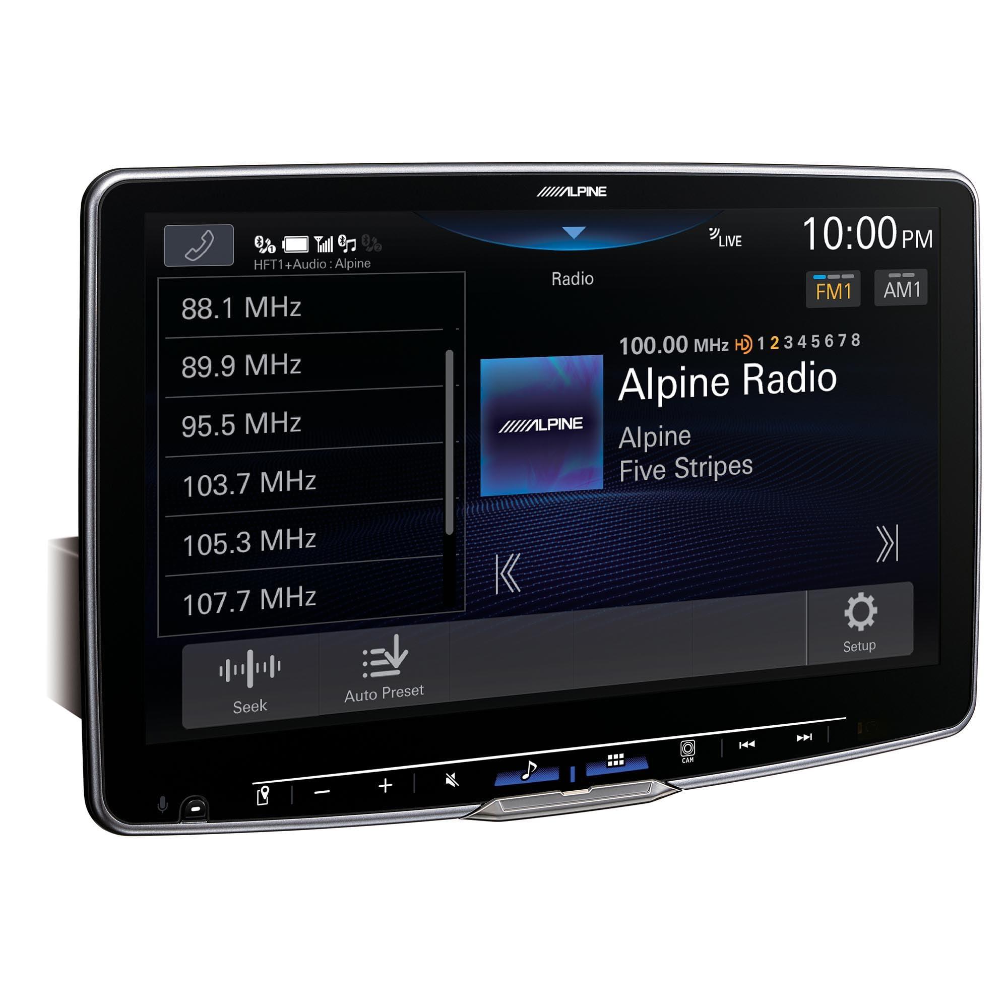 Alpine Alpine ILX-F511 Halo11 Multimedia Receiver with 11" Floating Touchscreen Display with SWI-RC Steering Wheel Interface