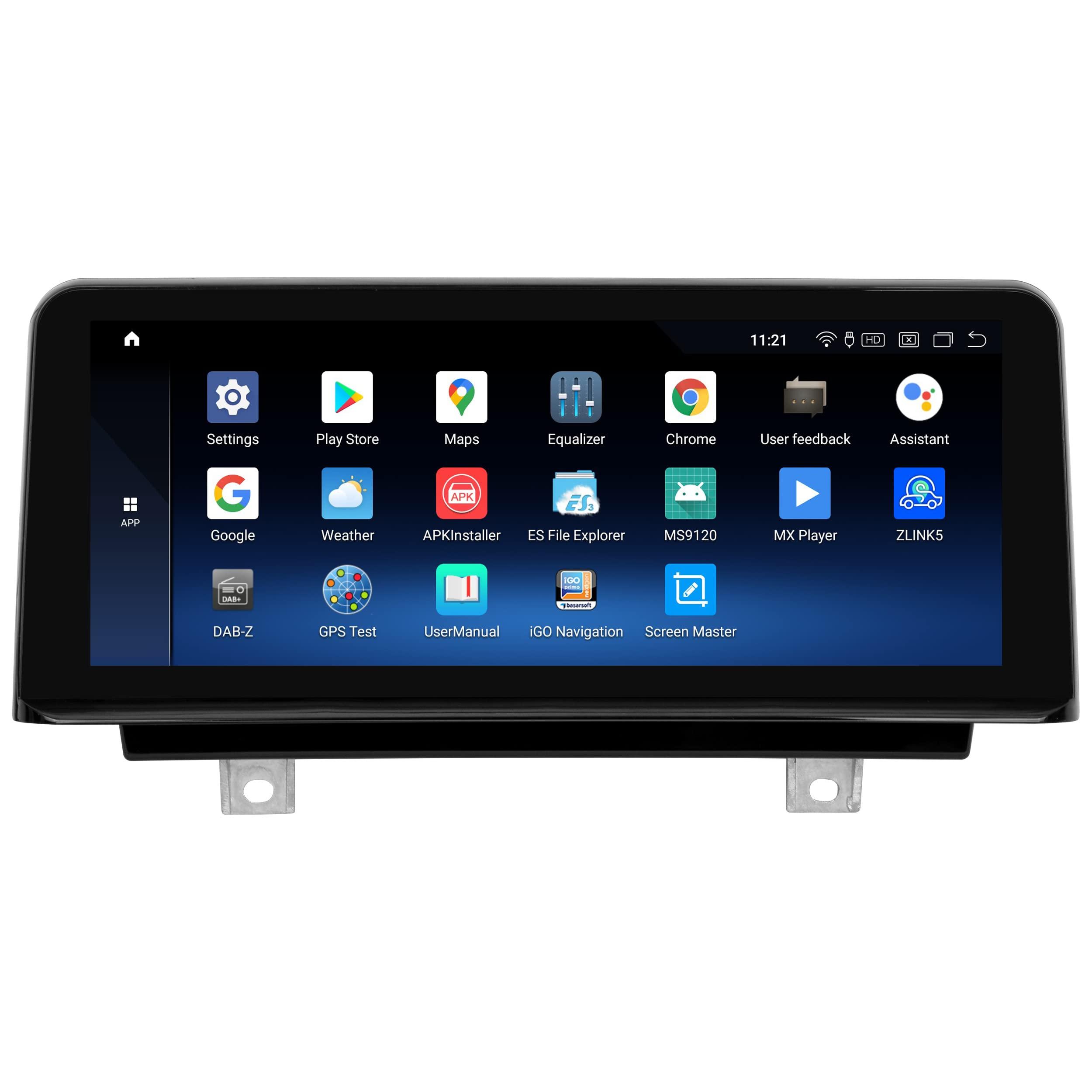 TAFFIO Compatible with: BMW F30 F31 F32 F34 F35 F36 EVO 10.25" Touchscreen Android GPS Navi Carplay