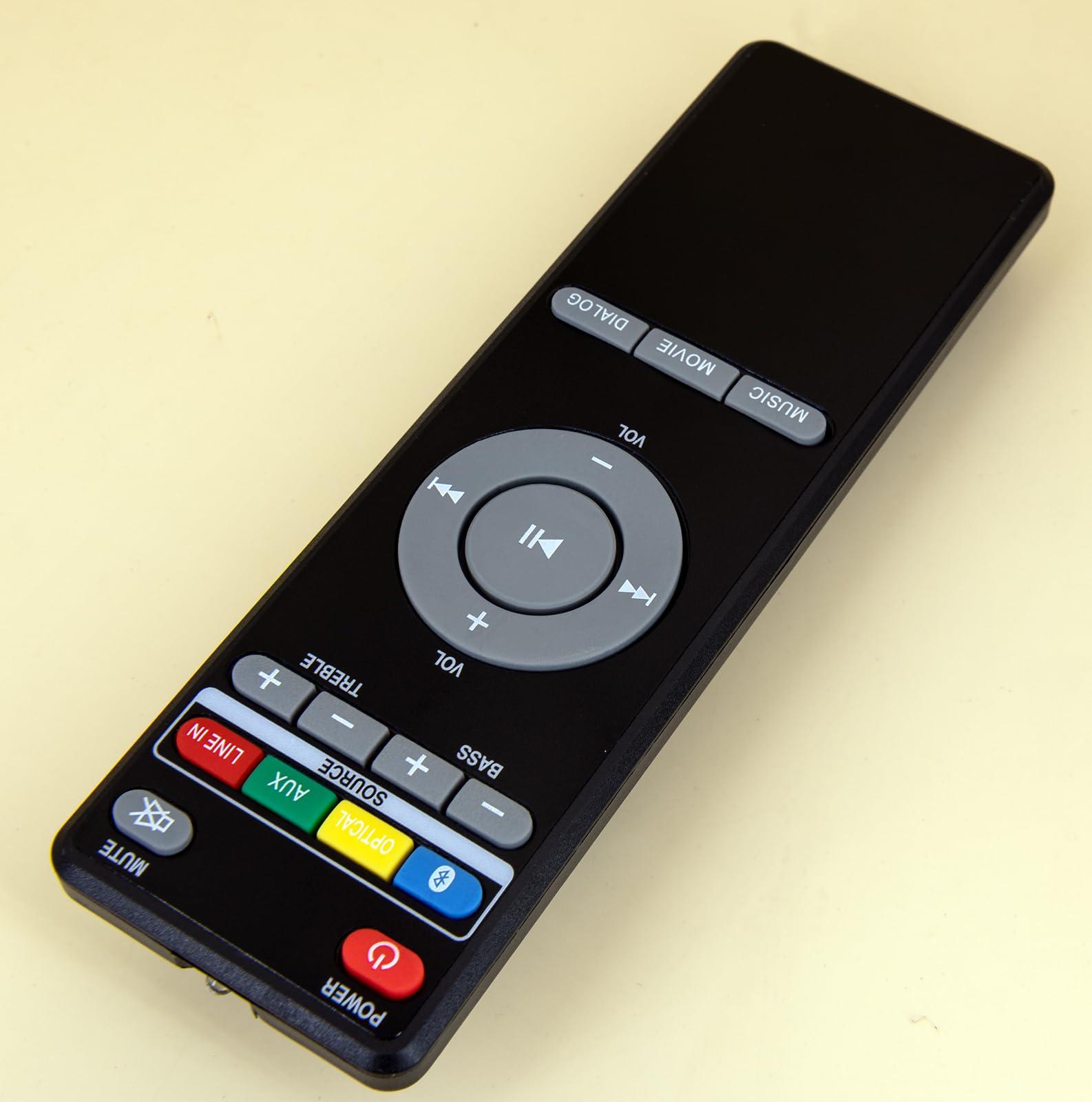 XINJISHIMIN Replacement Remote Control for iLive Speaker Soundbar REM-ITB295 REM-ITB474 REM-ITB295 ITBSW421 REM-ITBSW421 (with Mounting Bracket)