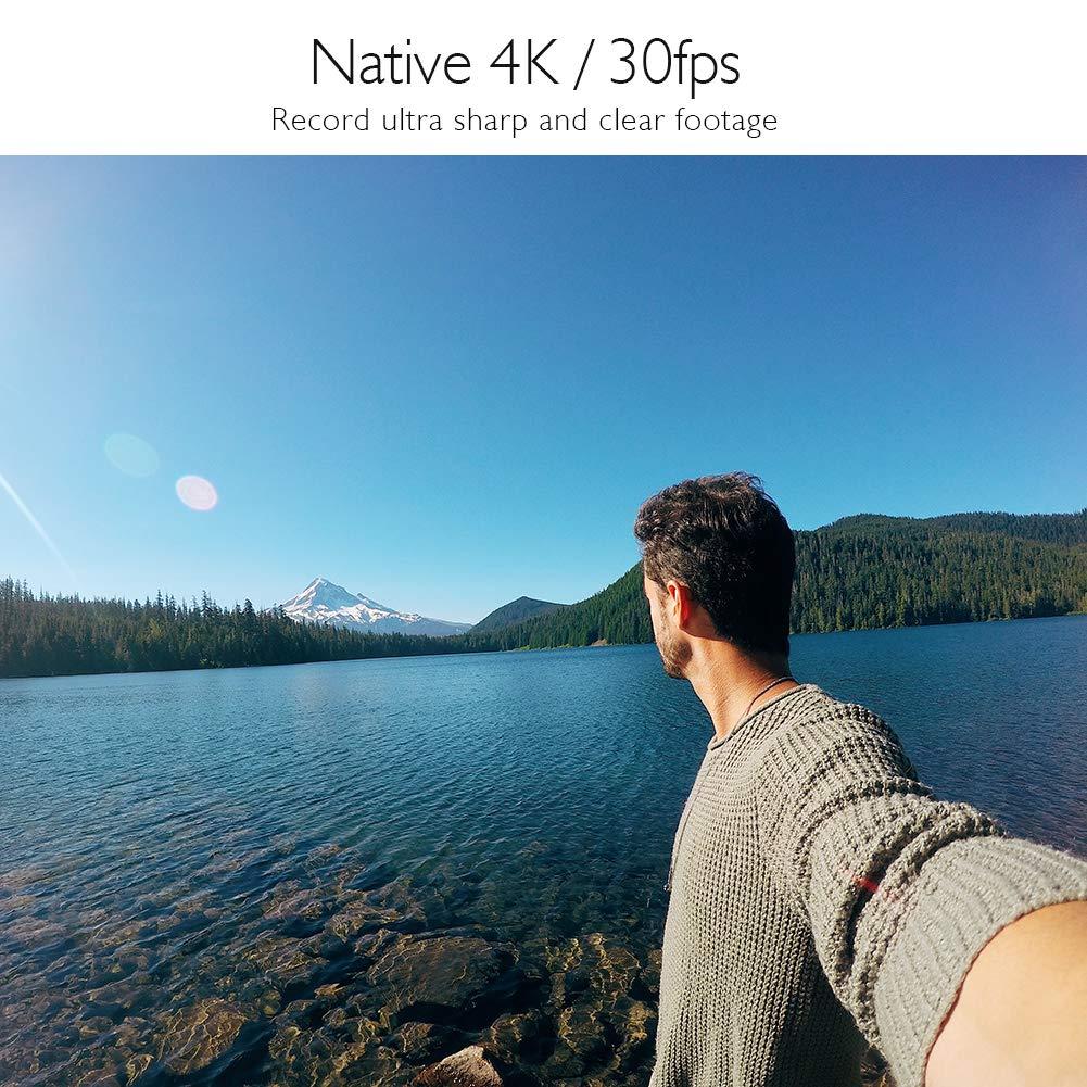 AKASO AKASO V50X Action Camera with 64GB U3 SD Card and Waterproof Floating Hand Grip Bundle