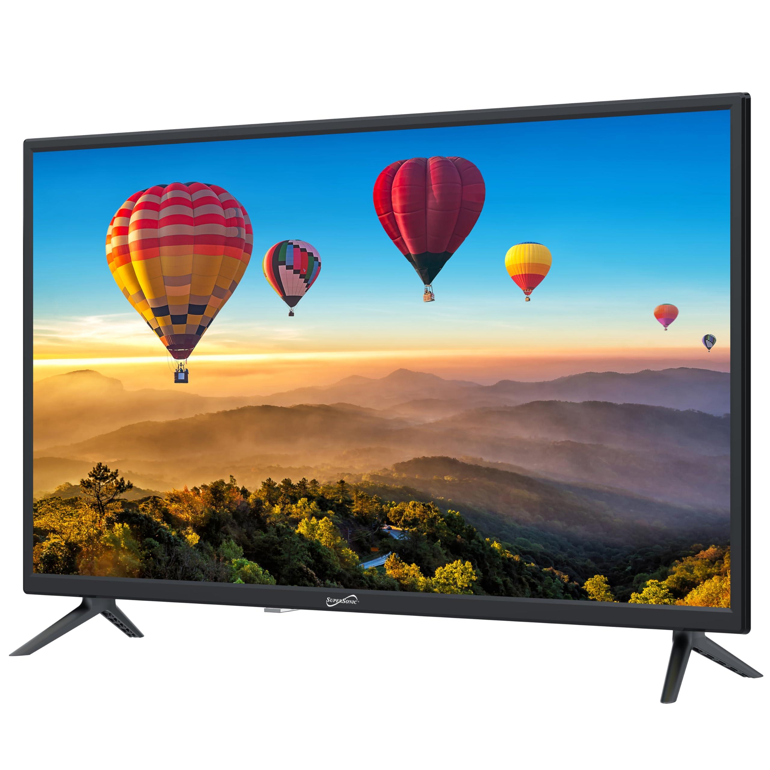 Supersonic Supersonic SC-3210 31.5-Inch DLED HDTV with ATSC & NTSC, HDMI Input, USB Compatibility, 1080p Resolution, Dynamic Contrast, Wide Viewing Angle, Digital Noise Reduction, Rich Audio Options, Multi-Langu