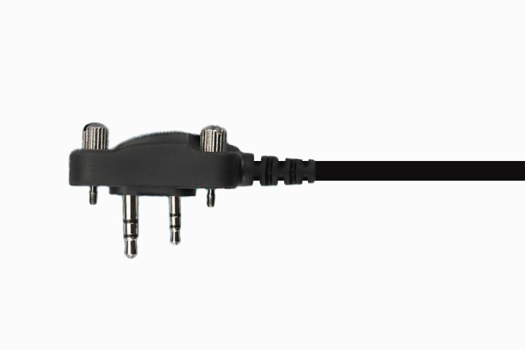 EarHugger Throat Mic Headset with Acoustic Tube Earpiece for iCom F1000 F2000 F4001 F2100 Radios