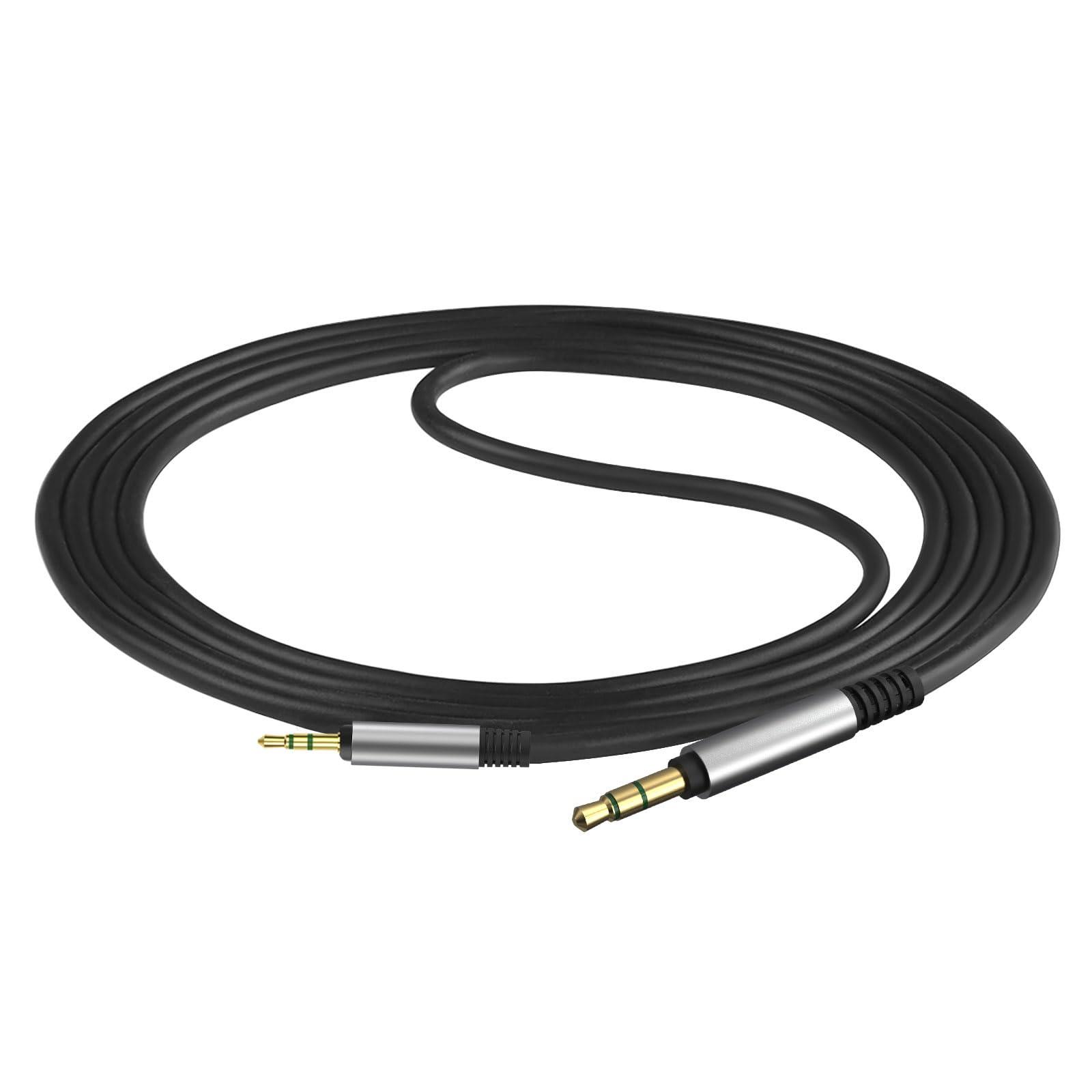 GEEKRIA Geekria Audio Cable Compatible with JBL Tune 770NC 760NC 750BTNC 720BT 710BT 700BT 660NC, Live 500BT Headphones Cable, 2.5mm to 3.5mm Replacement Stereo Cord (5.6 ft/1.7 m)