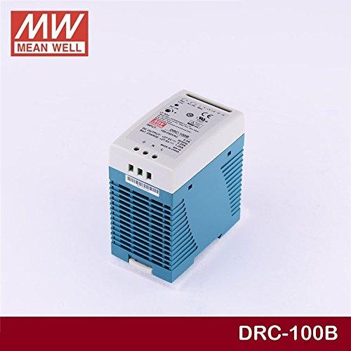 EverSale DIN Type Security Power Supply 96.6W DRC-100B Meanwell AC-DC SMPS DRC-100 Series MEAN WELL Switching Power Supply