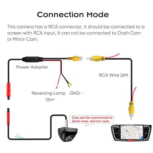 Pixelman PixelMan PMG3A Backup Camera,Front/Rear View Camera HD Metal Lifetime Waterproof 170° Wide Angle Universal Reversing Camera for Car,Only Rearview Reverse Back Up Cam for Vehicle SUV Pickup (PMG3A-B)
