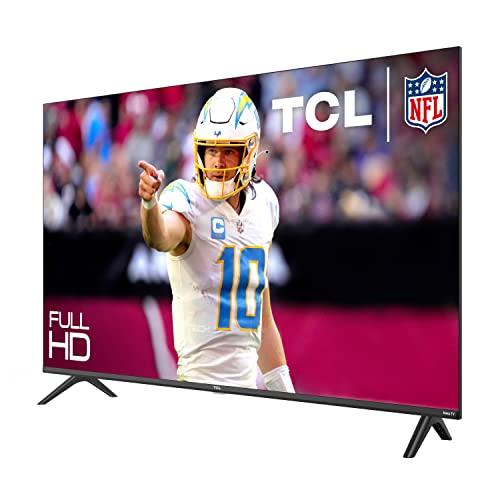 TCL TCL 43-Inch Class S3 1080p LED Smart TV with Roku TV (43S350R, 2023 Model), Compatible with Alexa, Google Assistant, and Apple HomeKit Compatibility, Streaming FHD Television