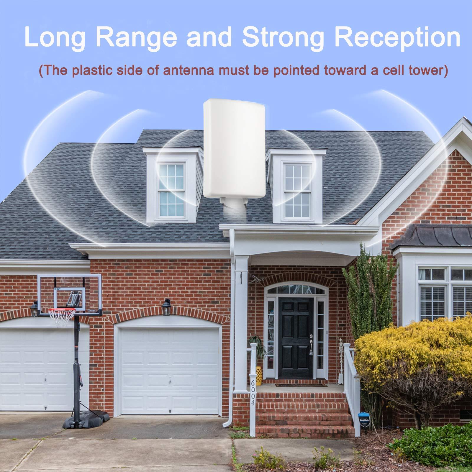 eifagur 11dBi High Gain 2x2 MIMO Panel Antenna for 4G LTE & 5G Cellular Hotspots, Routers, & Gateways, T-Mobile Home Internet, Verizon, AT&T, T-Mobile Telus, Bell Cell Signal Booster, Eifagur