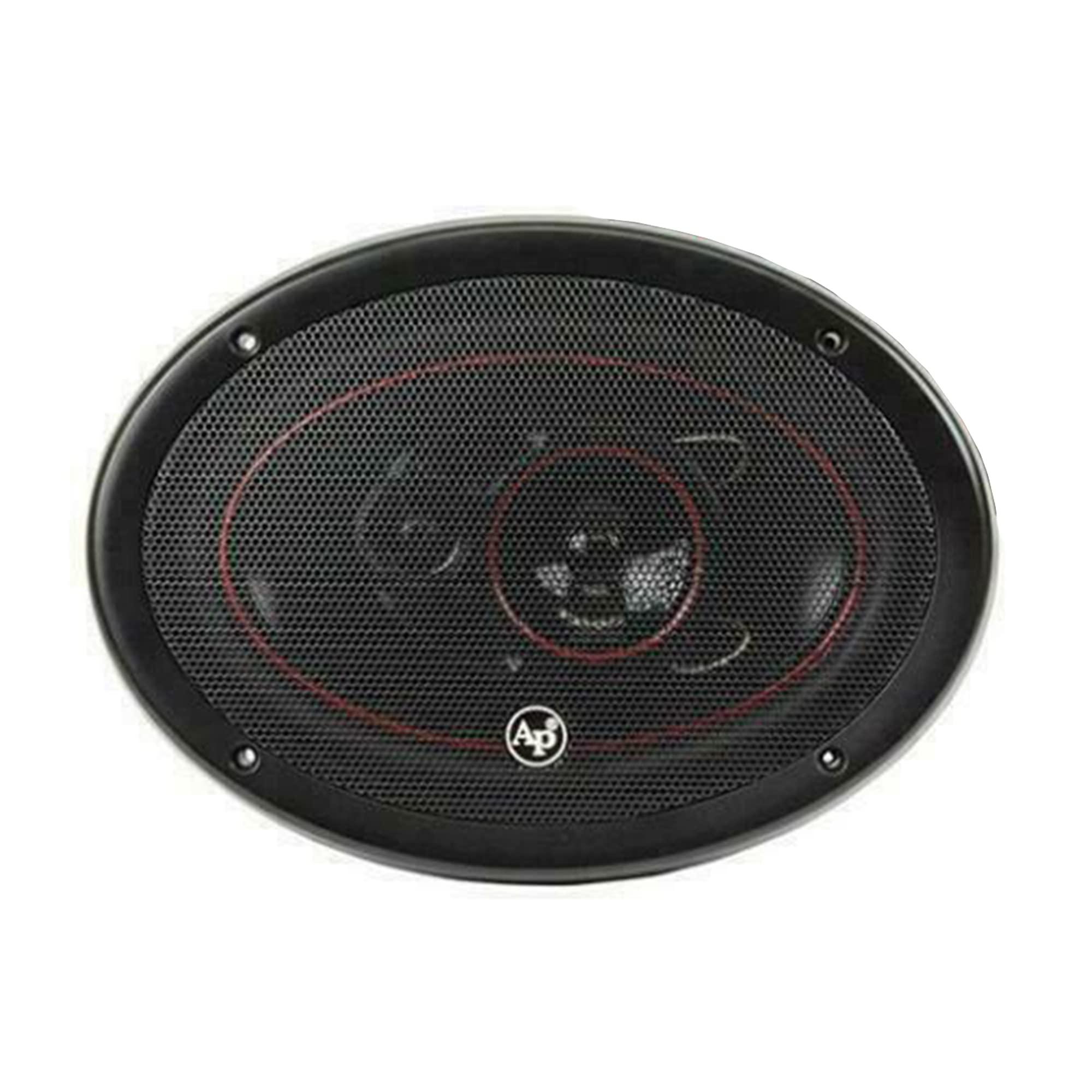 Audiopipe Audiopipe 6 x 9\" Tri-Axial Car Speaker (CSL-6923R), 3-Way, 400 Watts, Injection Cone, Rubber Edge, 1 ASV Voice Coil, Mylar Midrange, Easy Installation, Long-Lasting, Black, 4 Ohms, Pair