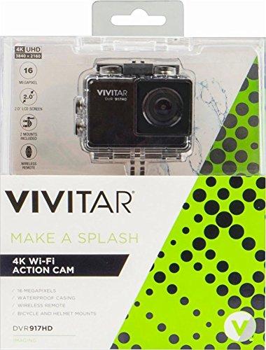 Vivitar Vivitar DVR917HD 4K Action Camera with Remote (Black)