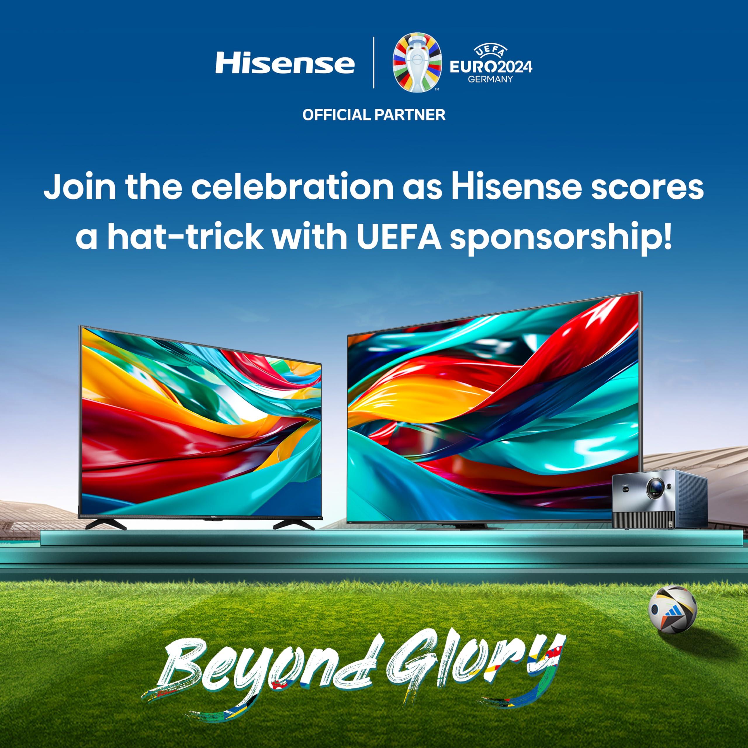 Hisense Hisense 75-Inch Class U6 Series Mini-LED ULED 4K UHD Google Smart TV (75U6K) - QLED, Full Array Local Dimming, Dolby Vision IQHDR 10+, VRR Game Mode Plus, 240 Motion Rate, Alexa Compatibility