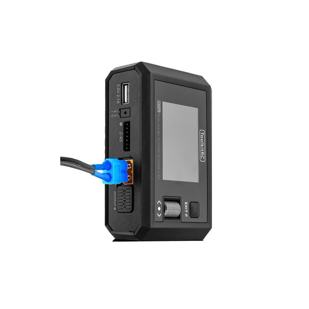 ToolkitRC ToolkitRC M7AC 100W AC/300W DC 15A 2-6S Multi-Function AC Smart Balance Charger - Black
